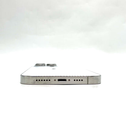 【全額返金保証】【最速発送】Apple iPhone iPhone 14 Pro Max 128GB シルバー Softbank 美品 動作確認済 85%