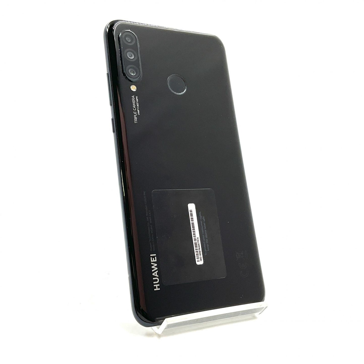 【全額返金保証】【最速発送】Huawei P lite 30 64GB ブラック Softbank MAR-LX2J 白ロム 動作確認済