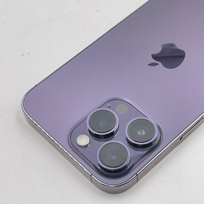 【全額返金保証】【最速発送】Apple iPhone iPhone 14 Pro Max 256GB ディープパープル docomo 白ロム 動作確認済 83%