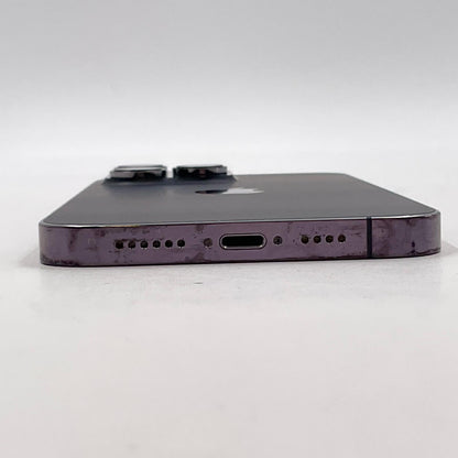 【全額返金保証】【最速発送】Apple iPhone iPhone 14 Pro Max 256GB ディープパープル docomo 白ロム 動作確認済 83%