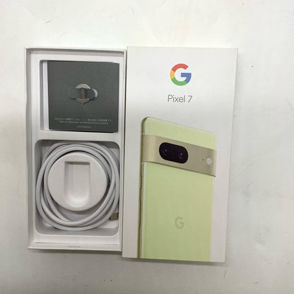 【全額返金保証】【最速発送】Google Pixel 7 128GB Lemongrass SIMフリー G03Z5 白ロム 動作確認済