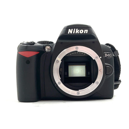 【全額返金保証】【最速発送】Nikon デジタル一眼 D40 ブラック 動作確認済