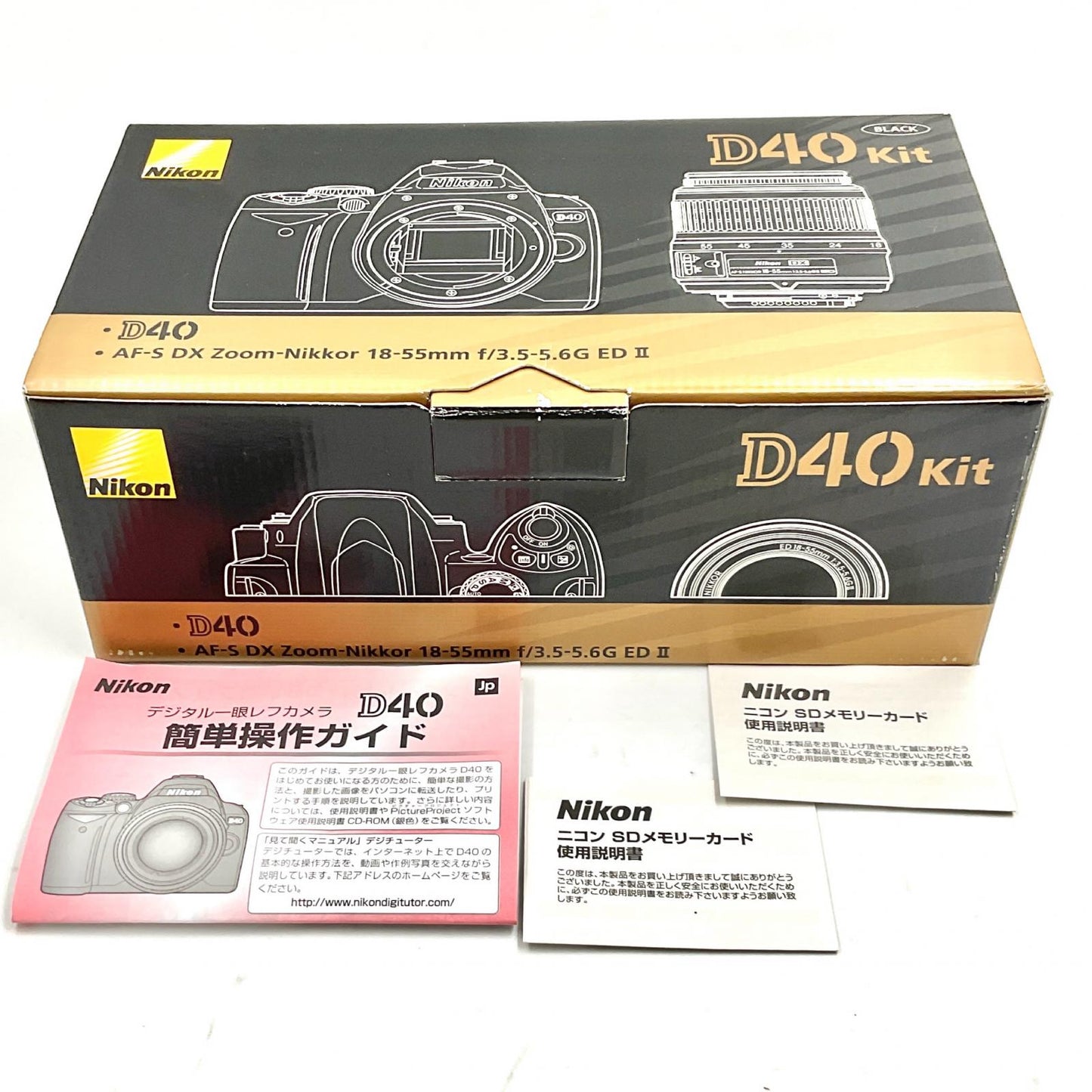 【全額返金保証】【最速発送】Nikon デジタル一眼 D40 ブラック 動作確認済