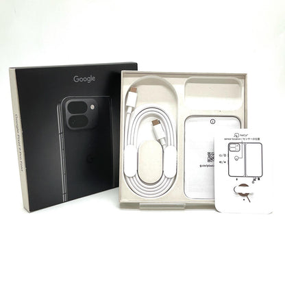 【全額返金保証】【最速発送】Google Pixel 9 Pro Fold 256GB Obsidian SIMフリー GC15S 白ロム 動作確認済