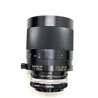 【最速発送】TAMRON SP 500mm F/8 Canon EF変換アダプター付【難有】