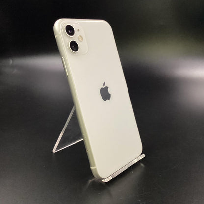 【全額返金保証】【最速発送】Apple iPhone iPhone 11 128GB ホワイト au 白ロム 動作確認済 87%