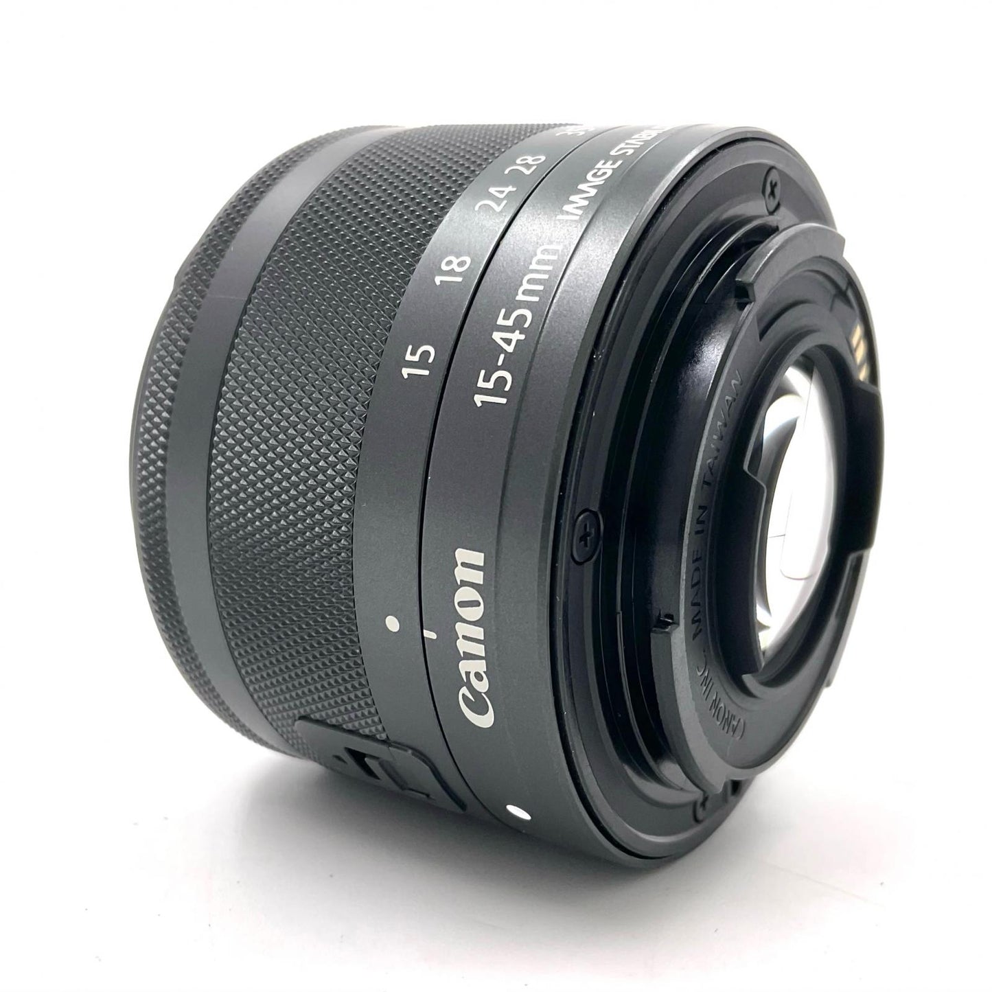 【全額返金保証】【最速発送】Canon EF-M15-45mm F3.5-6.3 IS STM [グラファイト] 動作確認済