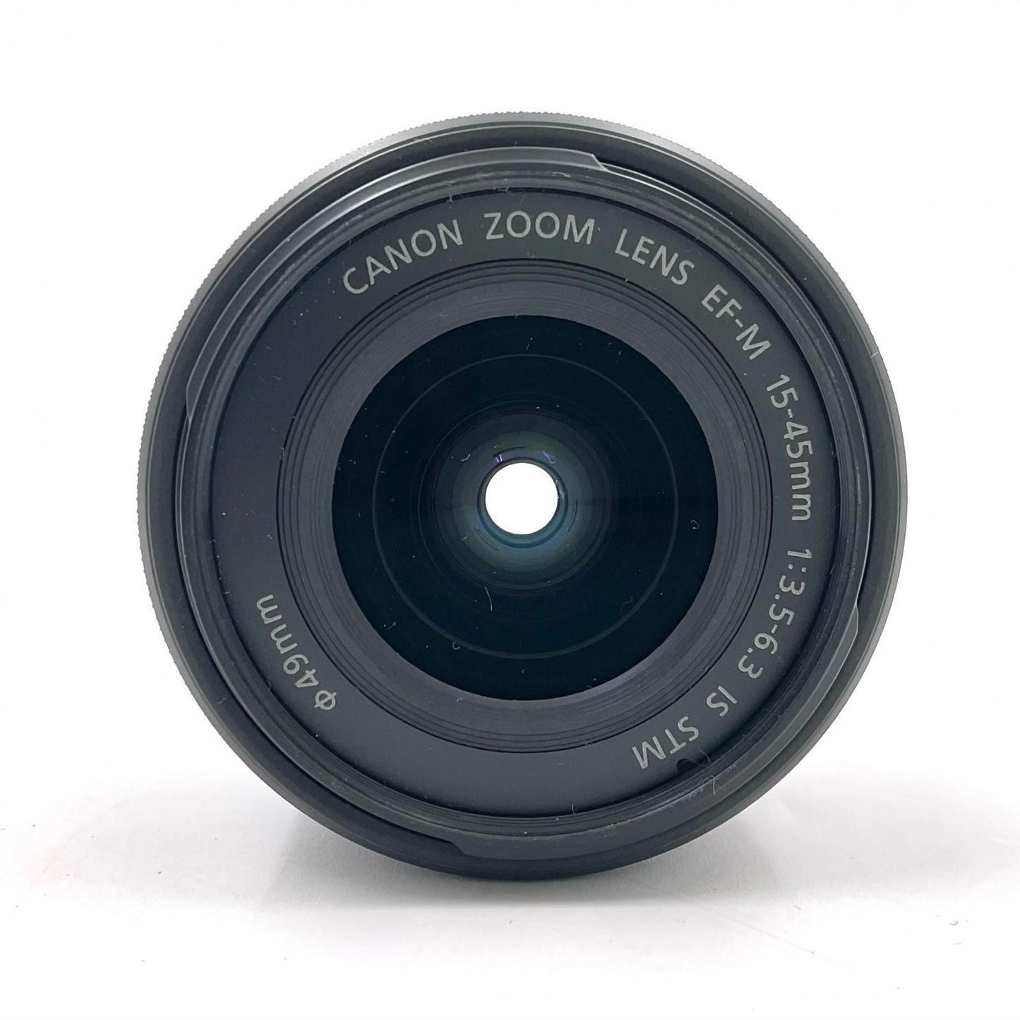 【全額返金保証】【最速発送】Canon EF-M15-45mm F3.5-6.3 IS STM [グラファイト] 動作確認済