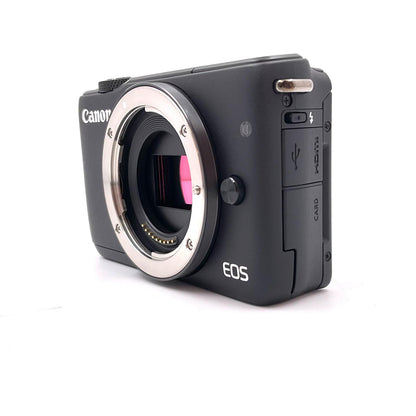 【全額返金保証】【最速発送】Canon デジタル一眼 EOS M10 ボディ [ブラック] 美品 動作確認済