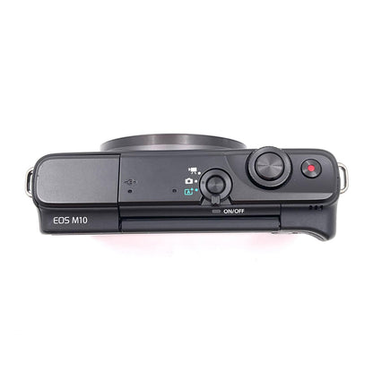 【全額返金保証】【最速発送】Canon デジタル一眼 EOS M10 ボディ [ブラック] 美品 動作確認済