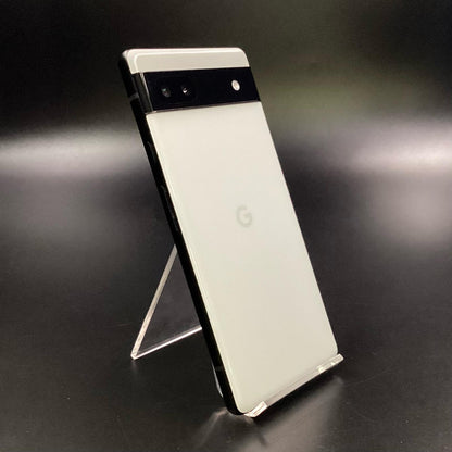 【全額返金保証】【最速発送】Google Pixel 6a 128GB Chalk au GB17L 白ロム 動作確認済
