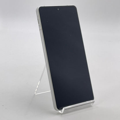 【全額返金保証】【最速発送】SHARP AQUOS sense6 128GB シルバー SIMフリー SH-M19 白ロム 動作確認済