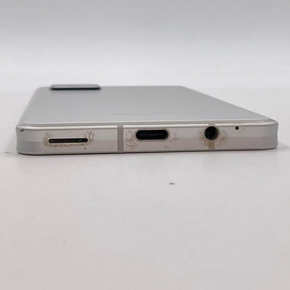 【全額返金保証】【最速発送】SHARP AQUOS sense6 128GB シルバー SIMフリー SH-M19 白ロム 動作確認済