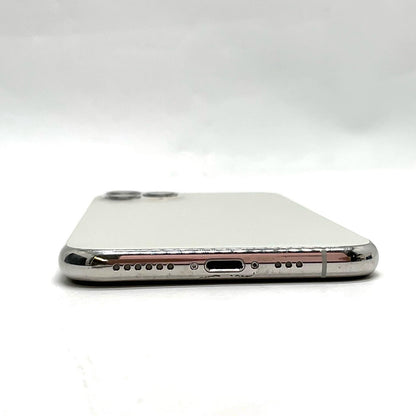 【全額返金保証】【最速発送】Apple iPhone iPhone 11 Pro 256GB シルバー au 白ロム 動作確認済 73%