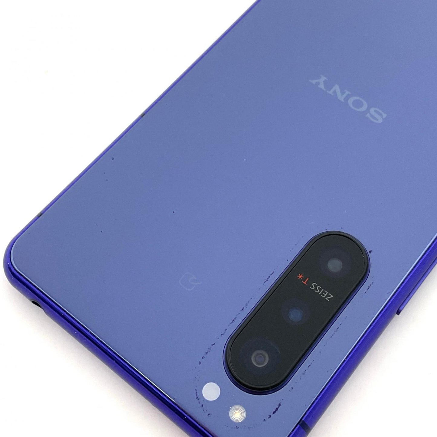 【全額返金保証】【最速発送】Sony Xperia 5 II 128GB ブルー docomo SO-52A 白ロム 動作確認済
