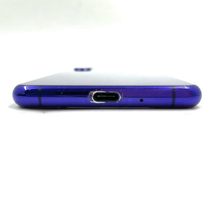 【全額返金保証】【最速発送】Sony Xperia 5 II 128GB ブルー docomo SO-52A 白ロム 動作確認済