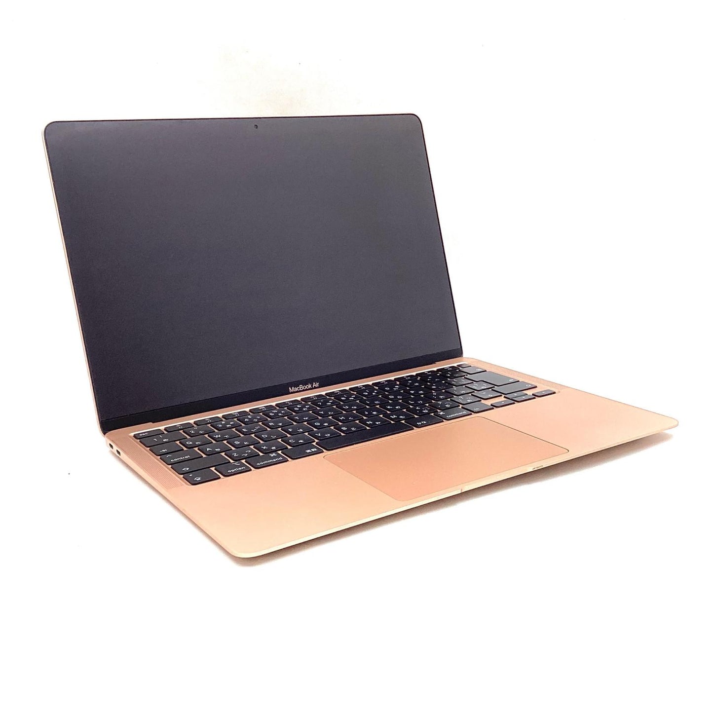 【全額返金保証】【最速発送】Apple MacBook Air 13インチ 2020 i3 デュアルコア 1.1GHz 8GB M.2 SSD 256GB ゴールド 82.1% 動作確認済
