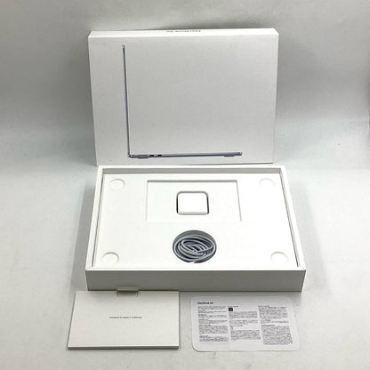 【全額返金保証】【最速発送】Apple MacBook Air 13インチ 2025 M4 16GB M.2 SSD 512GB スカイブルー 100% 超美品 動作確認済