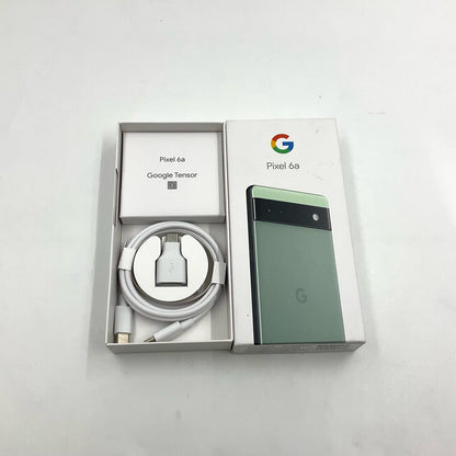 【全額返金保証】【最速発送】Google Pixel 6a 128GB Softbank SIMフリー 白ロム 動作確認済