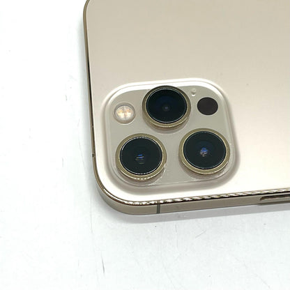 【全額返金保証】【最速発送】Apple iPhone iPhone 12 Pro Max 128GB ゴールド docomo 白ロム 動作確認済 80%