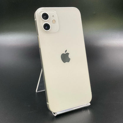 【全額返金保証】【最速発送】Apple iPhone iPhone 12 128GB ホワイト SIMフリー 白ロム 動作確認済 80%