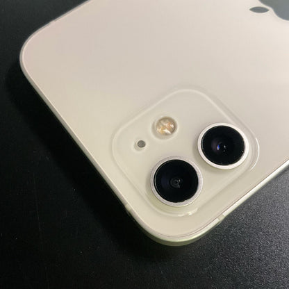 【全額返金保証】【最速発送】Apple iPhone iPhone 12 128GB ホワイト SIMフリー 白ロム 動作確認済 80%