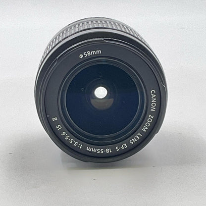 【全額返金保証】【最速発送】Canon EF-S18-55mm F3.5-5.6 IS II 動作確認済