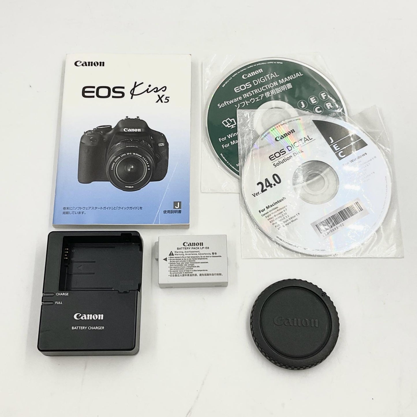 【全額返金保証】【最速発送】Canon デジタル一眼 EOS Kiss X5 ボディ ブラック 動作確認済