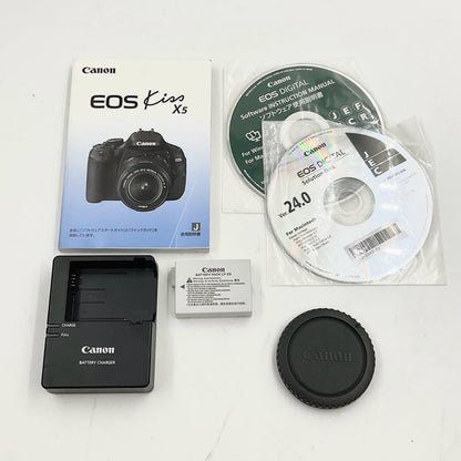 【全額返金保証】【最速発送】Canon デジタル一眼 EOS Kiss X5 ボディ ブラック 動作確認済