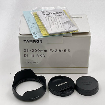 【全額返金保証】【最速発送】TAMRON 28-200mm F/2.8-5.6 Di III RXD (Model A071) 美品 動作確認済