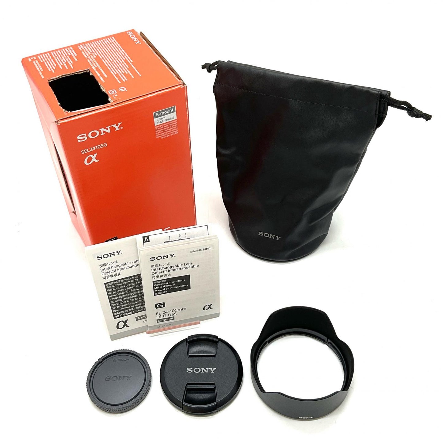 【全額返金保証】【最速発送】Sony FE 24-105mm F4 G OSS SEL24105G 美品 動作確認済