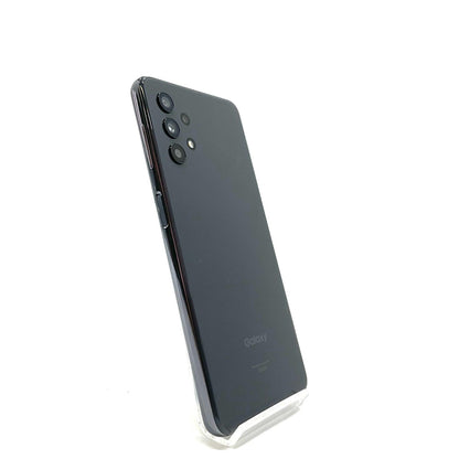 【全額返金保証】【最速発送】SAMSUNG Galaxy A32 5G 64GB オーサムブラック au 白ロム 動作確認済