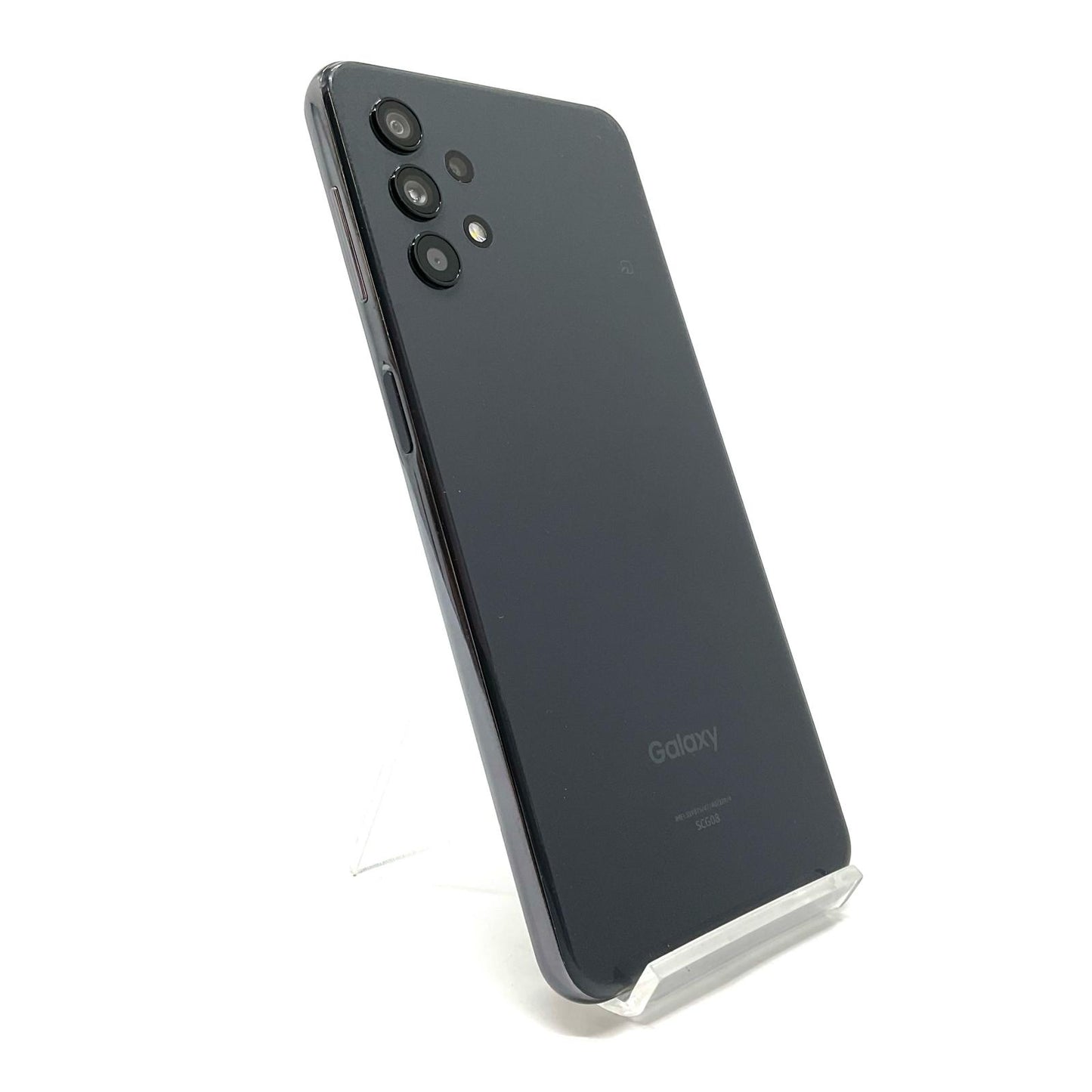 【最速発送】SAMSUNG Galaxy A32 5G 64GB オーサムブラック au SCG08 白ロム【難有】