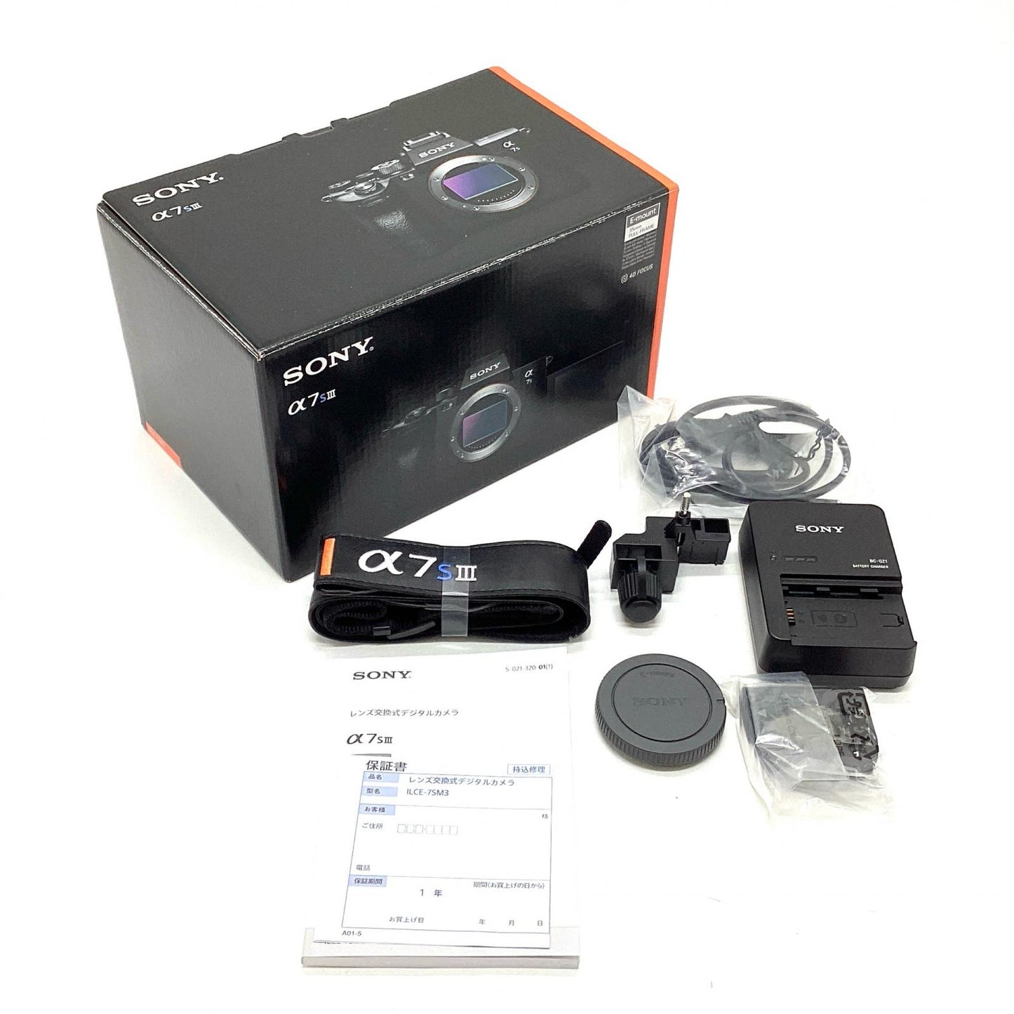 【全額返金保証】【最速発送】Sony デジタル一眼 α7S III ILCE-7SM3 ボディ ブラック 超美品 動作確認済