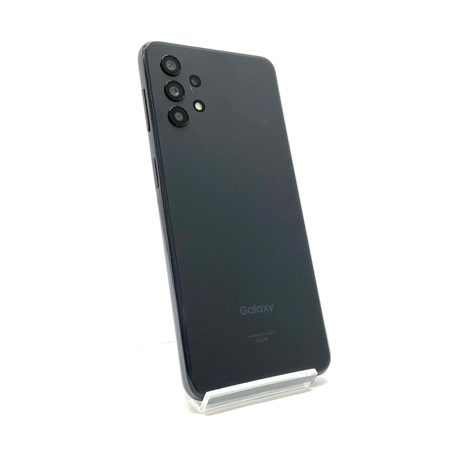 【全額返金保証】【最速発送】SAMSUNG Galaxy A32 5G 64GB オーサムブラック au SCG08 白ロム 動作確認済