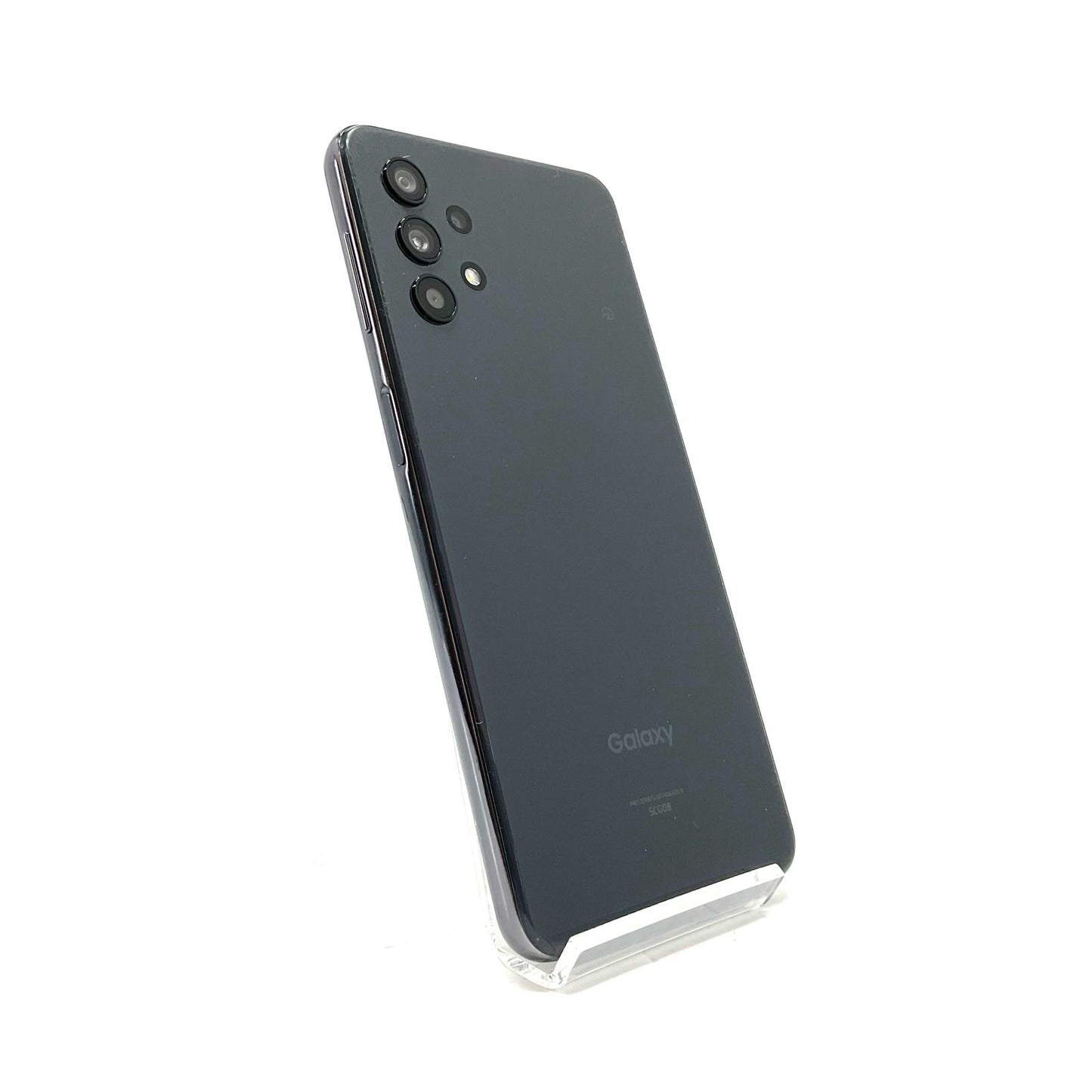 【全額返金保証】【最速発送】SAMSUNG Galaxy A32 5G 64GB オーサムブラック au SCG08 白ロム 動作確認済
