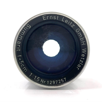 【最速発送】Leica Summarit 5cm f1.5 1955年製 [シルバー]【難有】