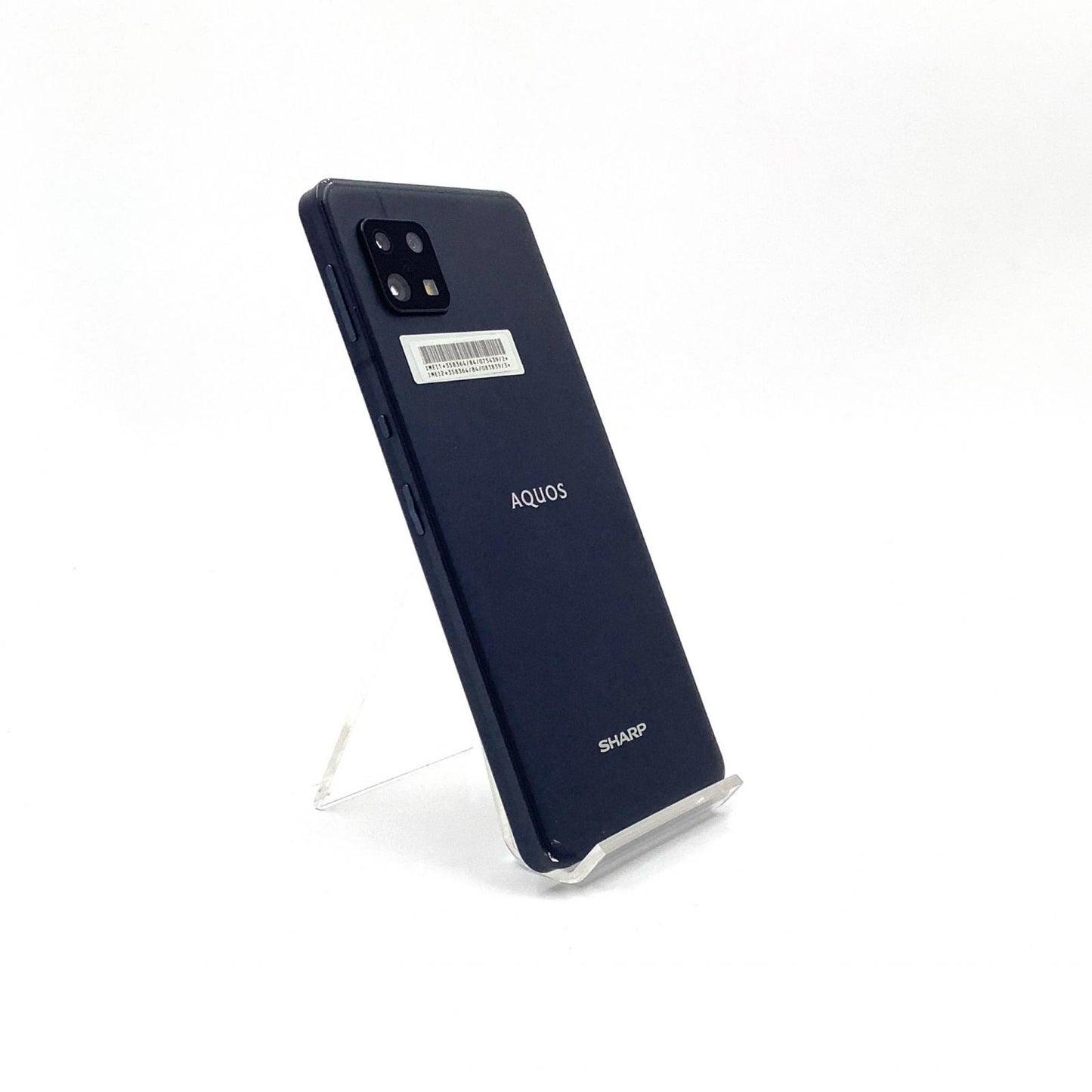 【全額返金保証】【最速発送】SHARP AQUOS sense6s 64GB ブラック Softbank SIMフリー SH-M19s-y 白ロム 動作確認済