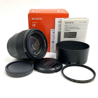 【全額返金保証】【最速発送】Sony FE 85mm F1.8 SEL85F18 美品 動作確認済