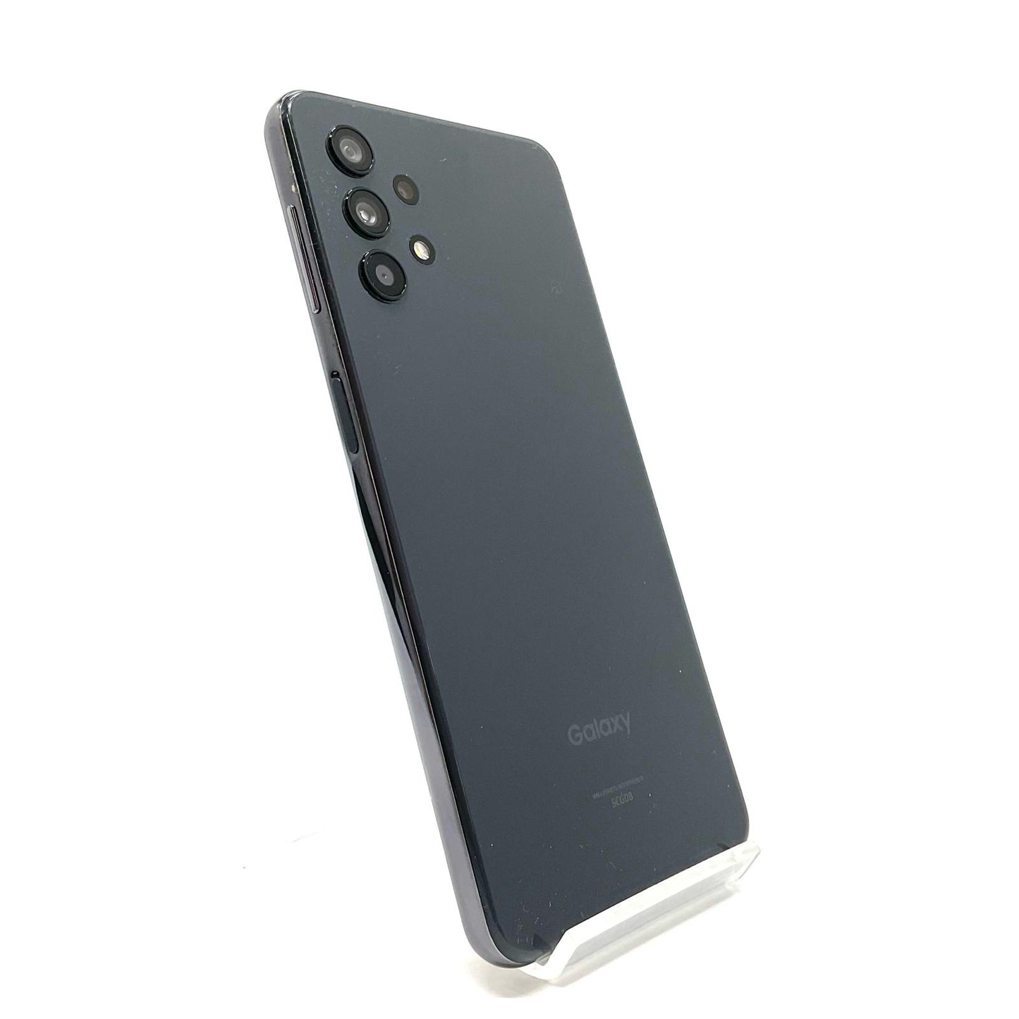 【全額返金保証】【最速発送】SAMSUNG Galaxy A32 5G 64GB オーサムブラック au SCG08 白ロム 動作確認済