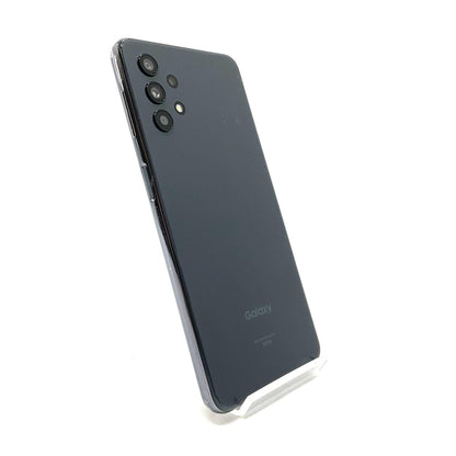 【全額返金保証】【最速発送】SAMSUNG Galaxy A32 5G 64GB オーサムブラック au SCG08 白ロム 動作確認済