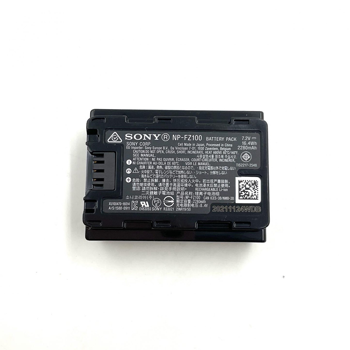 【全額返金保証】【最速発送】Sony NP-FZ100 超美品 動作確認済