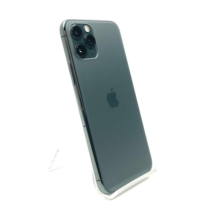 【全額返金保証】【最速発送】Apple iPhone iPhone 11 Pro 64GB ミッドナイトグリーン Softbank SIMフリー 白ロム 動作確認済 73%