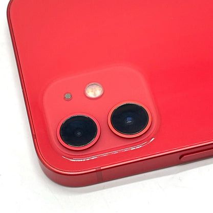 【全額返金保証】【最速発送】Apple iPhone iPhone 12 128GB (PRODUCT)RED docomo SIMフリー 白ロム 動作確認済 81%
