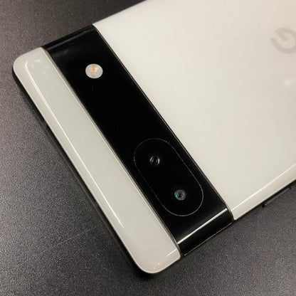 【全額返金保証】【最速発送】Google Pixel 6a 128GB チョーク au GB17L 白ロム 動作確認済