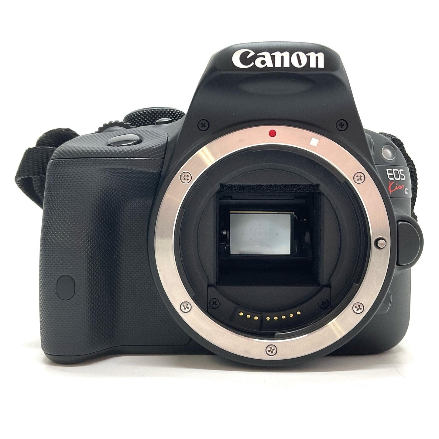 【全額返金保証】【最速発送】Canon デジタル一眼 EOS Kiss X7 ボディ ブラック 美品 動作確認済