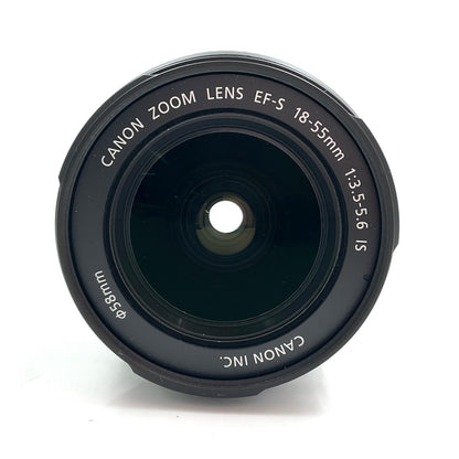 【全額返金保証】【最速発送】Canon EF-S18-55mm F3.5-5.6 IS 美品 動作確認済