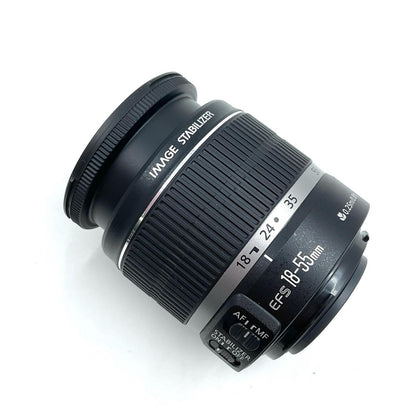 【全額返金保証】【最速発送】Canon EF-S18-55mm F3.5-5.6 IS 美品 動作確認済