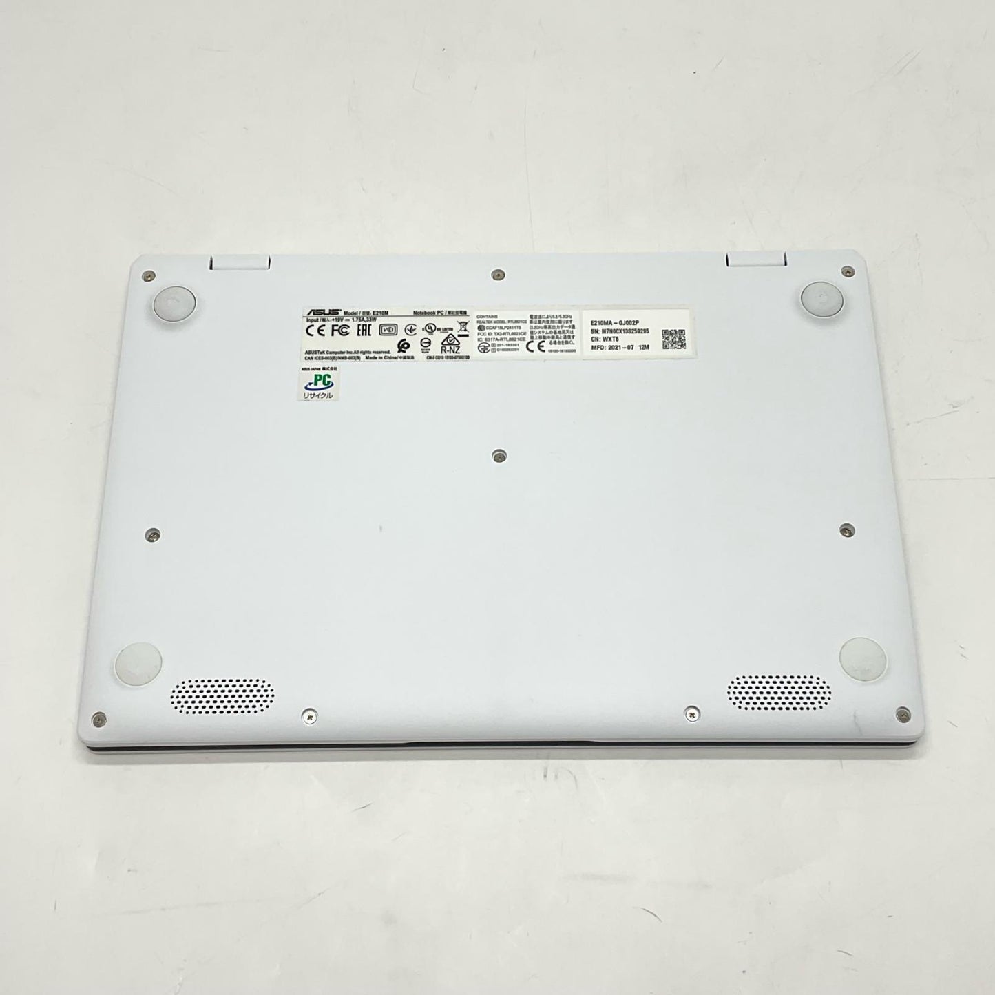 【最速発送】ASUS Viv Book E210MA-GJ002P Intel(R) Celeron(R) N4020 CPU 1.10GHz 4GB SSD 64GB 74.1%【難有】
