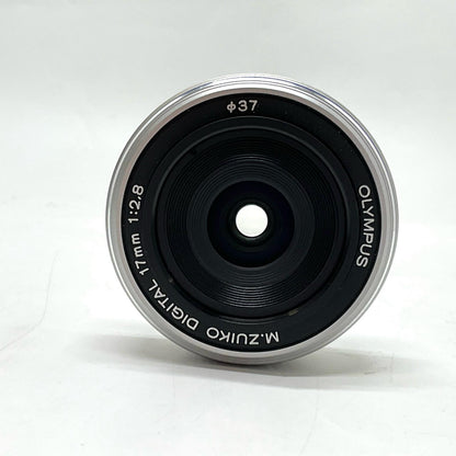 【全額返金保証】【最速発送】OLYMPUS M.ZUIKO DIGITAL 17mm F2.8 美品 動作確認済
